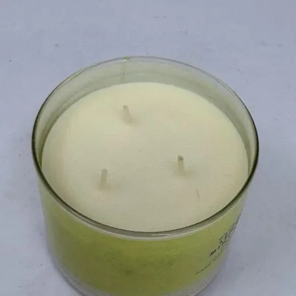 White Barn Lemon Mint Three Wick Candle 14.5 oz. - Picture 2 of 3